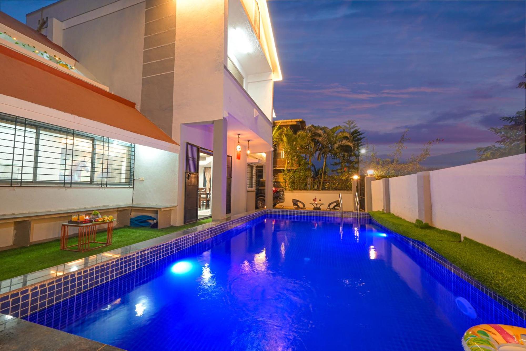 Ll Empyrean Stay II Luxury Ll Celestial Unicorn Villa Ll 3Bhk Ll Ac Ll Private Big Pool Ll Lonavala Exterior photo