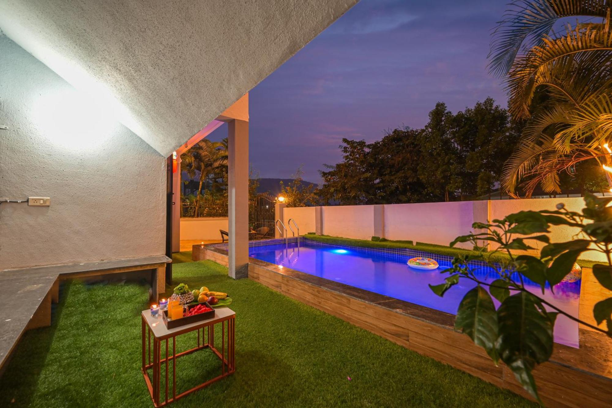 Ll Empyrean Stay II Luxury Ll Celestial Unicorn Villa Ll 3Bhk Ll Ac Ll Private Big Pool Ll Lonavala Exterior photo