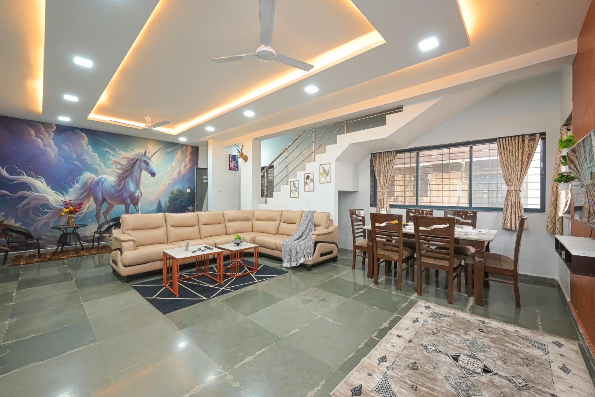 Ll Empyrean Stay II Luxury Ll Celestial Unicorn Villa Ll 3Bhk Ll Ac Ll Private Big Pool Ll Lonavala Exterior photo